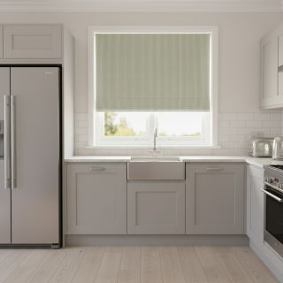 Dekorációs anyag DOBBY Colored stripe soft green