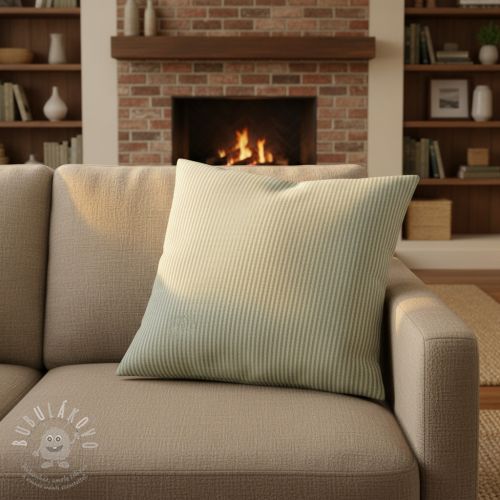 Dekorációs anyag DOBBY Colored stripe soft green