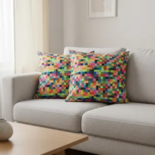 Dekorációs anyag jacquard Pixels