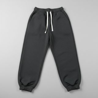 Szabadidő anyag fésült MELANGE dark grey