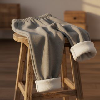 Szabadidő anyag fésült MELANGE middle grey