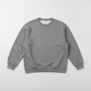 Szabadidő anyag fésült MELANGE middle grey