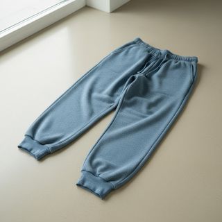 Szabadidő anyag fésült MELANGE old blue