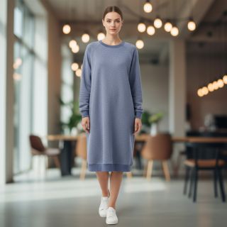 Szabadidő anyag fésült MELANGE jeans