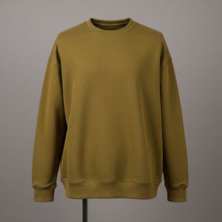 Szabadidő anyag fésült MELANGE ochre