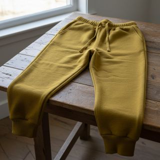 Szabadidő anyag fésült MELANGE ochre