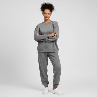 Szabadidő anyag fésült dark grey