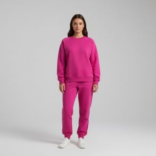 Szabadidő anyag fésült magenta