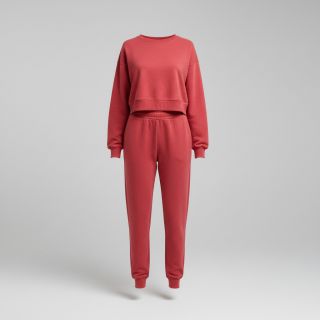 Szabadidő anyag spiced coral ORGANIC