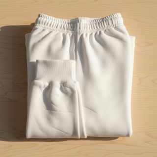 Szabadidő anyag fésült optical white