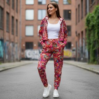 Szabadidő anyag Big eyes design A digital print