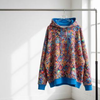 Szabadidő anyag fésült JOGGING Colour me design B digital print