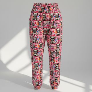 Szabadidő anyag Big eyes design C digital print