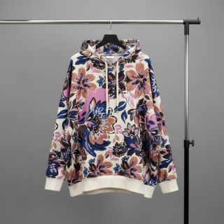 Szabadidő anyag Flowers Mici ecru digital print