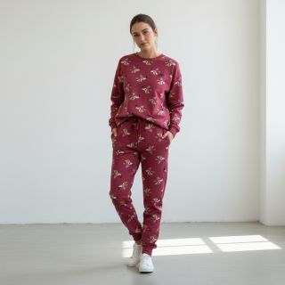 Szabadidő anyag Dogs and hearts red