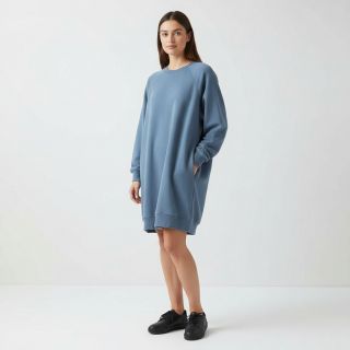 Szabadidő anyag fésült JOGGING blue