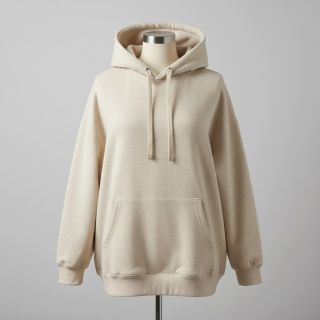 Szabadidő anyag fésült JOGGING beige melange