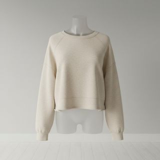 Szabadidő anyag fésült JOGGING beige melange