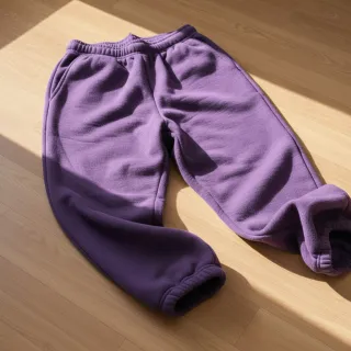Szabadidő anyag fésült JOGGING purple