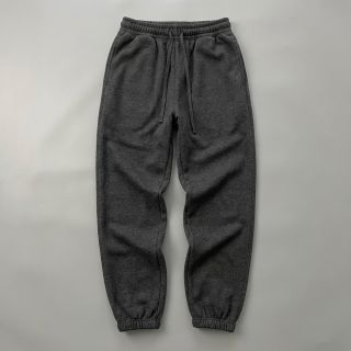 Szabadidő anyag fésült JOGGING anthracite melange