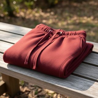 Szabadidő anyag fésült JOGGING berry