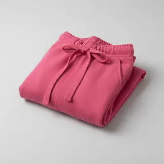 Szabadidő anyag fésült JOGGING fuchsia