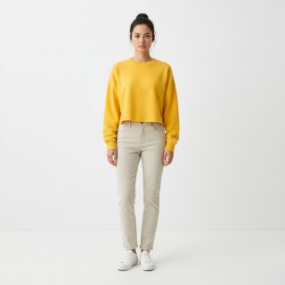 Szabadidő anyag fésült JOGGING yellow