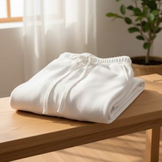 Szabadidő anyag fésült JOGGING white