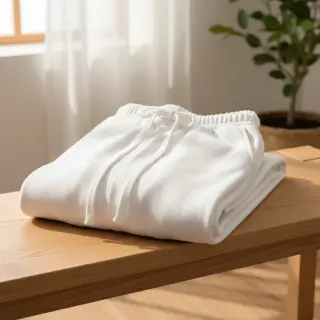 Szabadidő anyag fésült JOGGING white