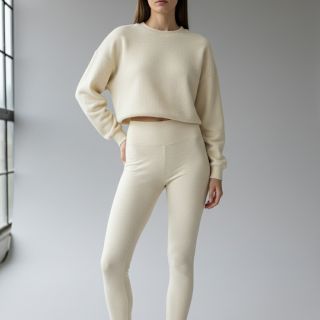 Szabadidő anyag fésült JOGGING SIMPLY NATURAL