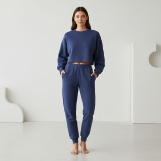 Szabadidő anyag fésült JOGGING jeans