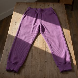 Szabadidő anyag fésült JOGGING light violet
