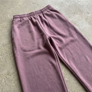 Szabadidő anyag fésült JOGGING old mauve