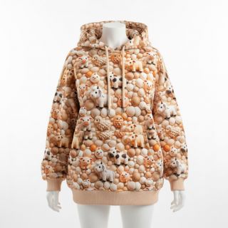 Szabadidő anyag Cutie pies design B digital print