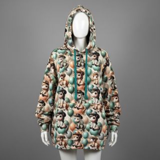 Szabadidő anyag Happy horse design B digital print