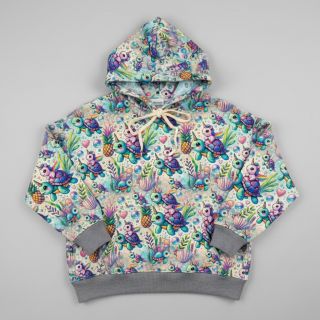 Szabadidő anyag Pretty unicorns design C digital print