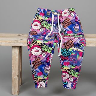 Szabadidő anyag Manga cobalt digital print