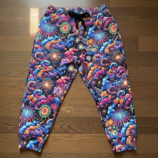 Szabadidő anyag Fire works design E digital print