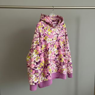 Szabadidő anyag Bright flowers design pink lime