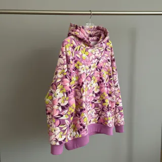 Szabadidő anyag Bright flowers design pink lime