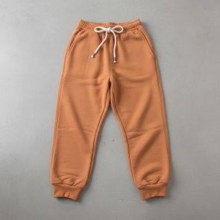 Szabadidő anyag fésült JOGGING salmon