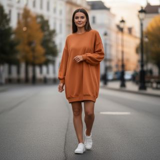 Szabadidő anyag fésült JOGGING salmon