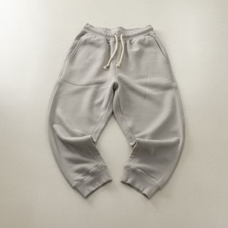 Szabadidő anyag fésült JOGGING light grey