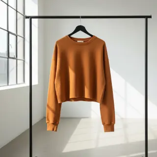 Szabadidő anyag fésült JOGGING rust