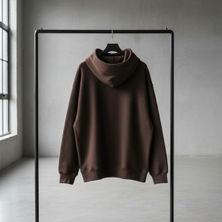 Szabadidő anyag fésült JOGGING dark brown