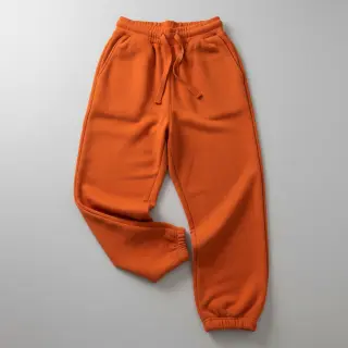 Szabadidő anyag fésült JOGGING orange