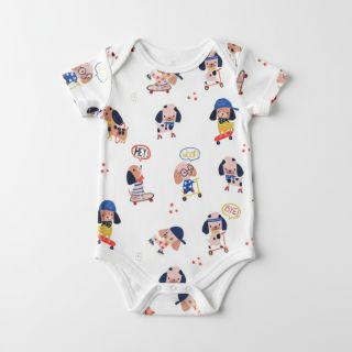 Jersey Dogs white digital print