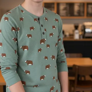 Jersey Bears dark mint melange