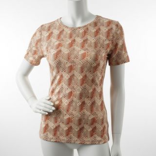 Jersey VISCOSE Structure beige digital print