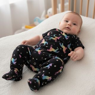 Jersey Unicorns parade black digital print